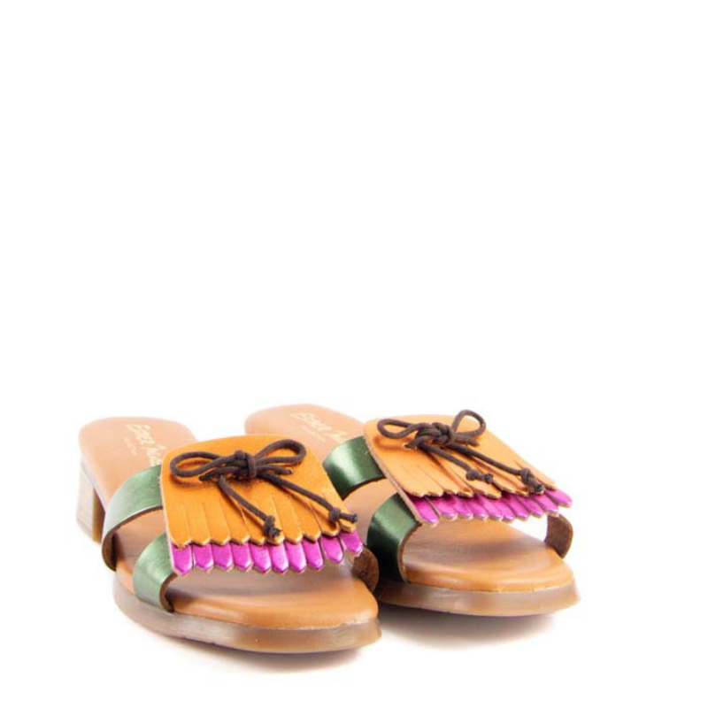SANDALIA PALA FLECOS VERDE MULTI 2691