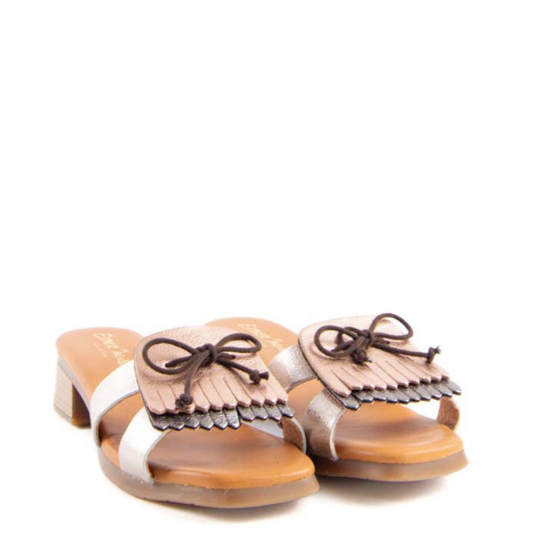 SANDALIA PALA FLECOS PLATINO MULTI 2691