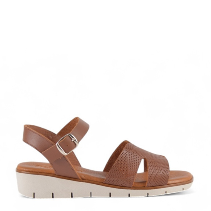 SANDALIA PALA LASER AVELLANA 25134