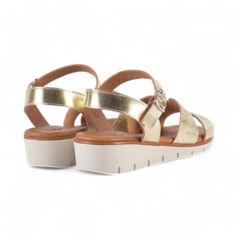 SANDALIA PALA LASER PLATINO 25134