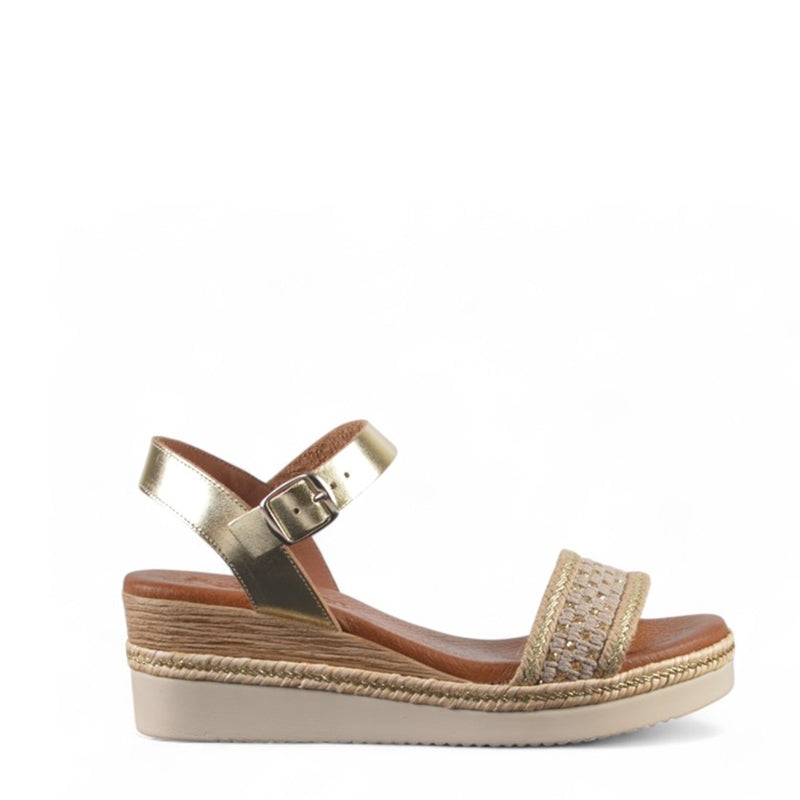 SANDALIA PALA BRILLOS PLATINO 25137