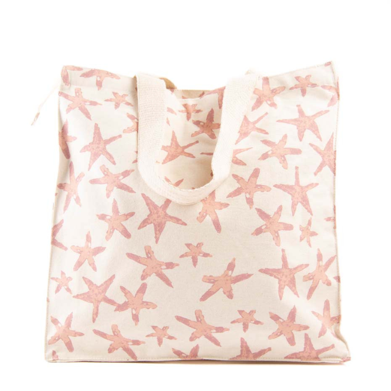 BOLSA PLAYA ESTRELLAS ROSA 28870