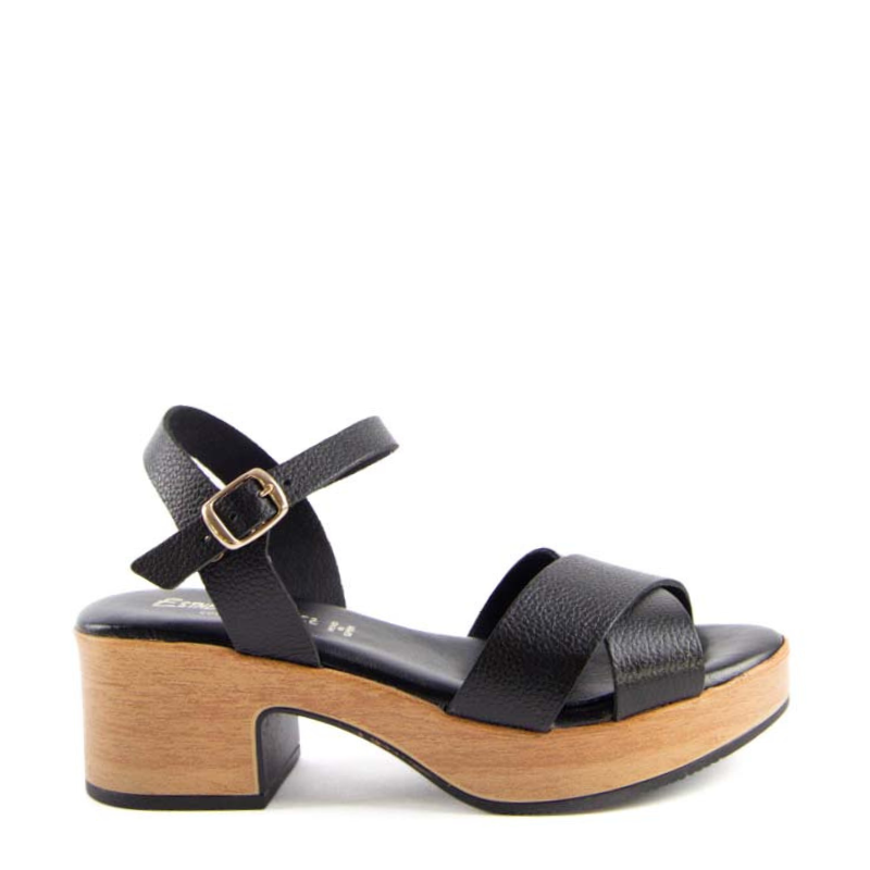 SANDALIA PALA CRUZADA NEGRO 495