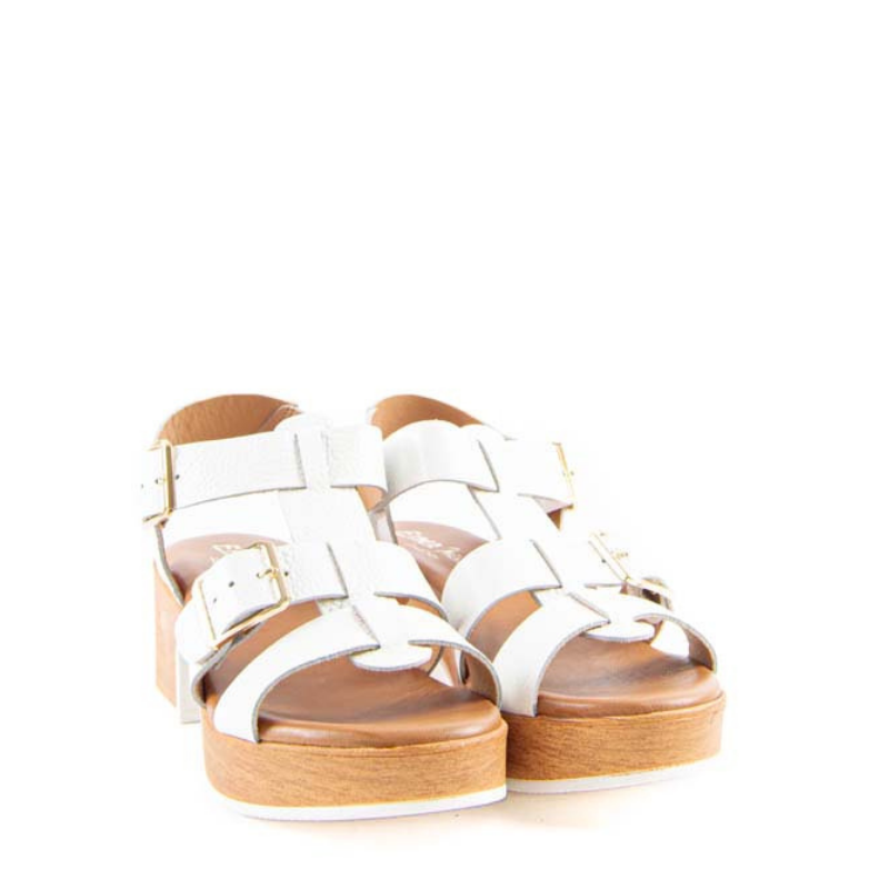 SANDALIA HEBILLAS BLANCO 402