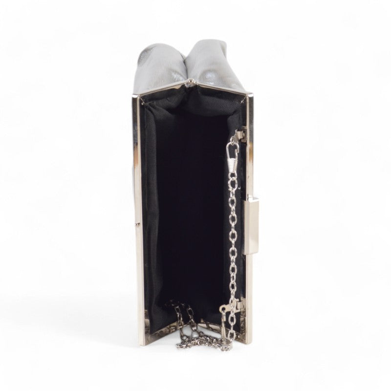 BOLSO FIESTA BOMBONERA PLATA 20414