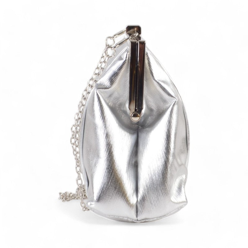 BOLSO FIESTA BOMBONERA PLATA 20414