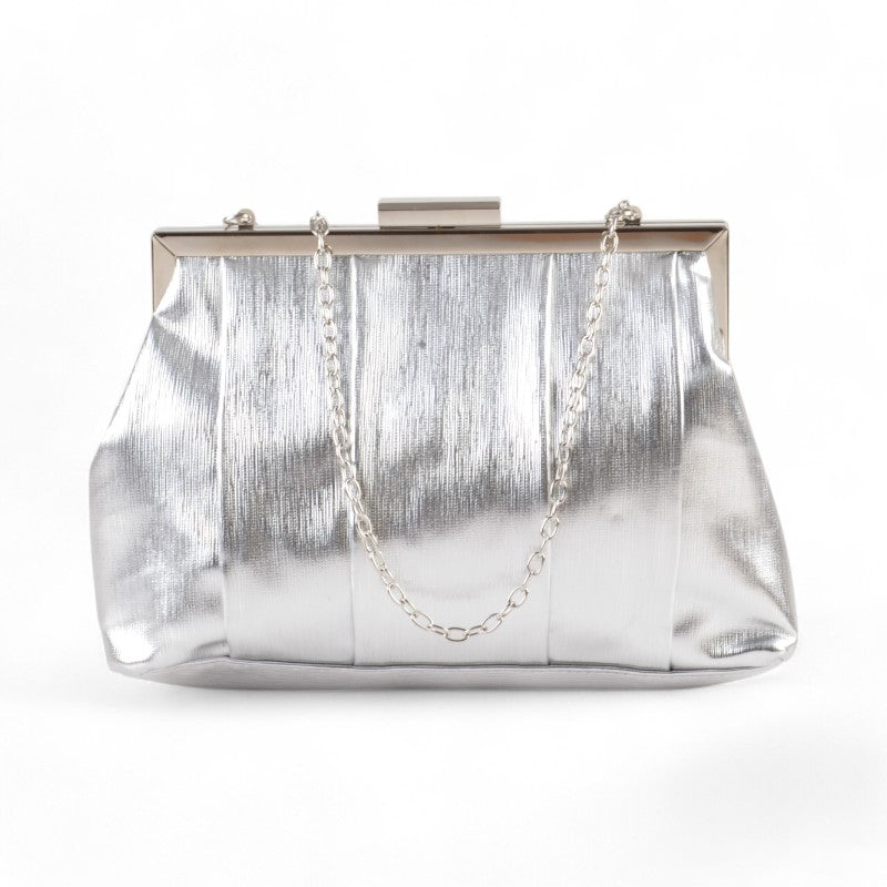 BOLSO FIESTA BOMBONERA PLATA 20414