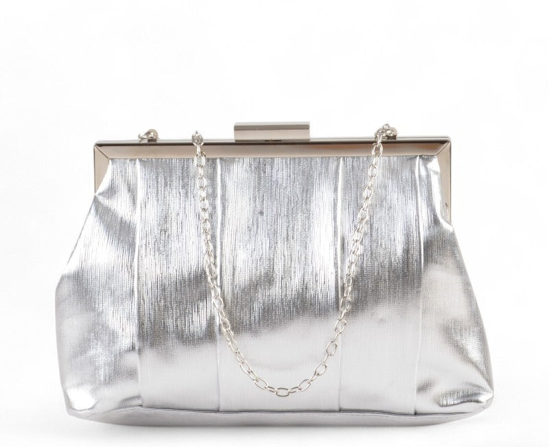 BOLSO FIESTA BOMBONERA PLATA 20414