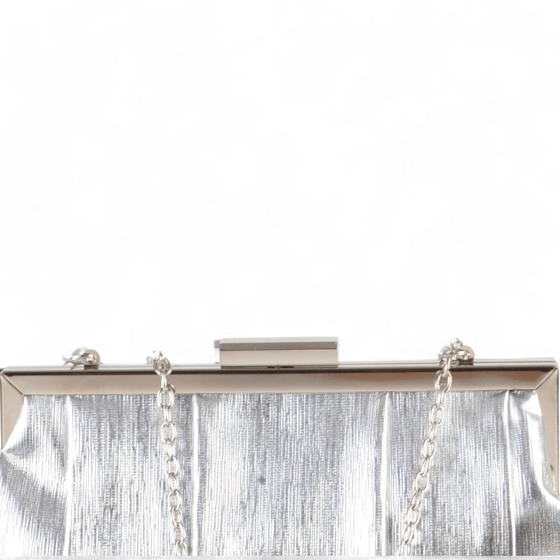 BOLSO FIESTA BOMBONERA PLATA 20414