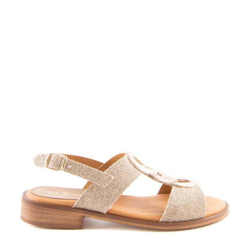 SANDALIA PLANA CIRCULOS FANTA V-25061-1