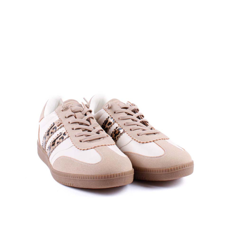 SNEAKER COMBI BEIGE 144330