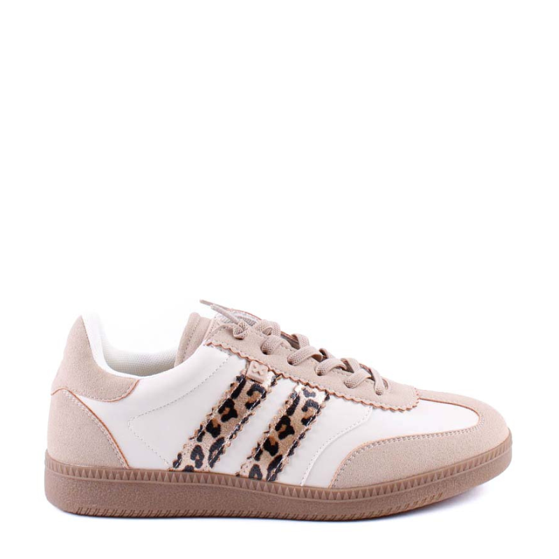 SNEAKER COMBI BEIGE 144330