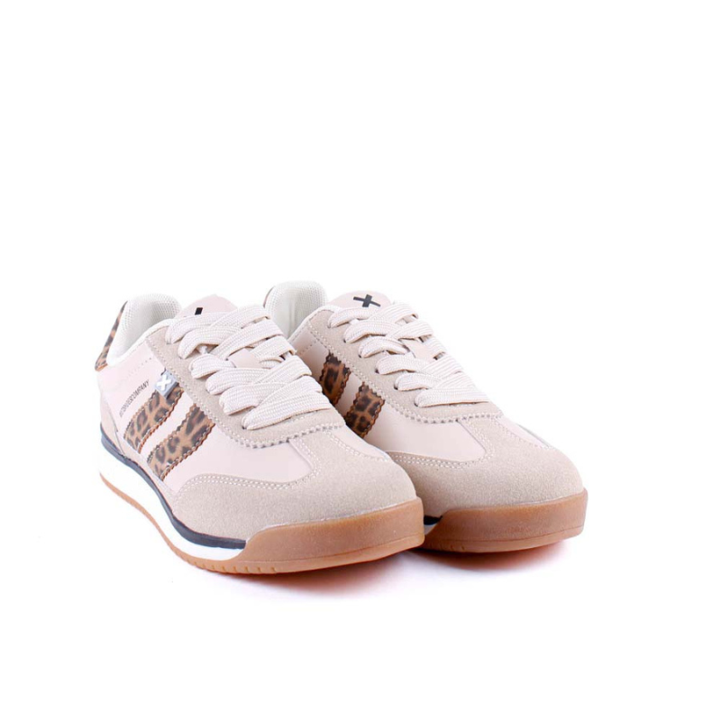 SNEAKER COMBI BEIGE 144330