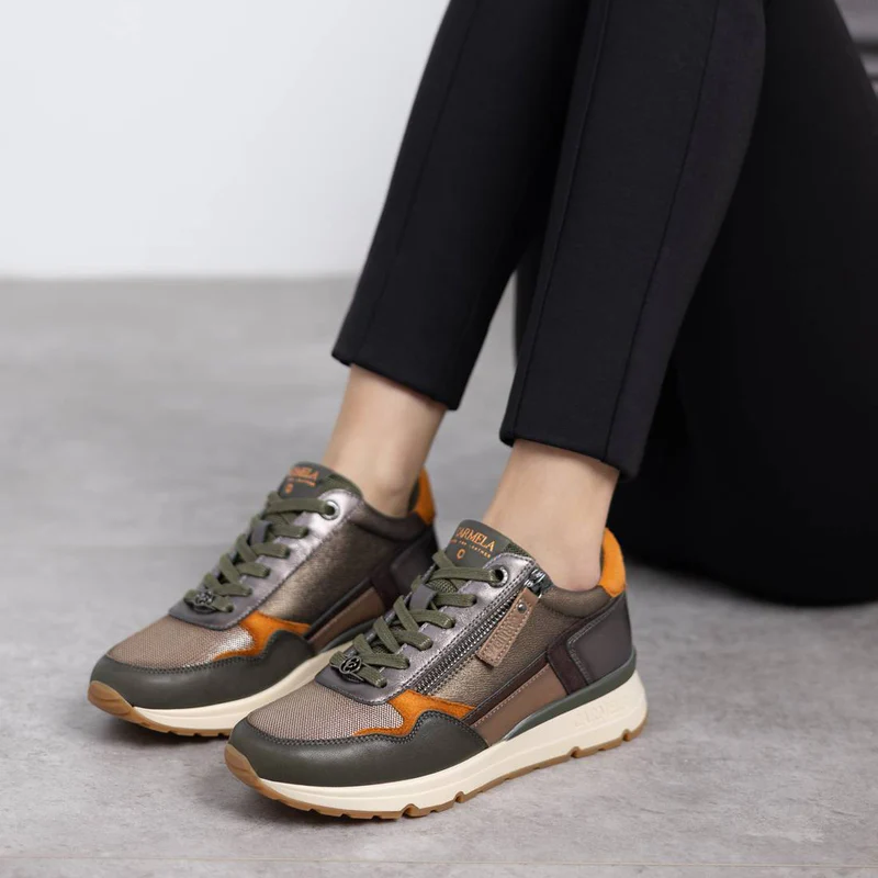 SNEAKER ELASTICO MULTI KAKI 162517