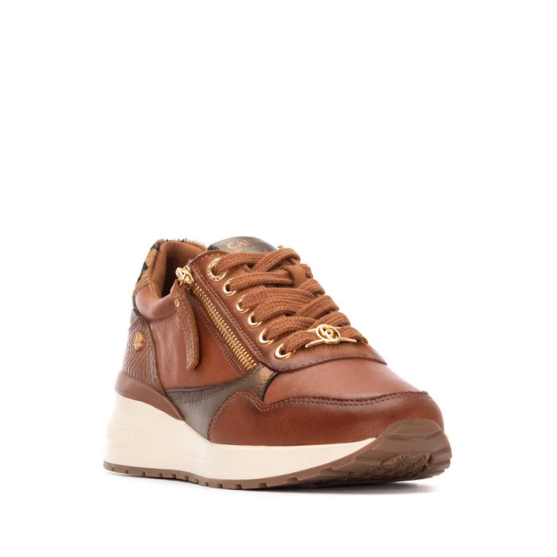 SNEAKER CREMALLER PRINT CAMEL 162442
