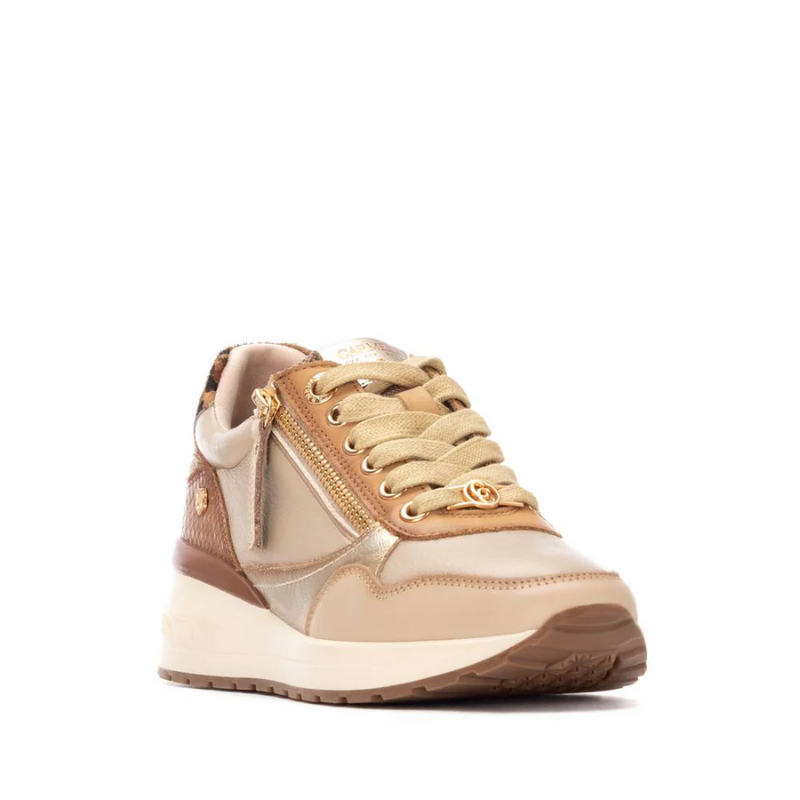 SNEAKER CREMALLER PRINT BEIGE 162442
