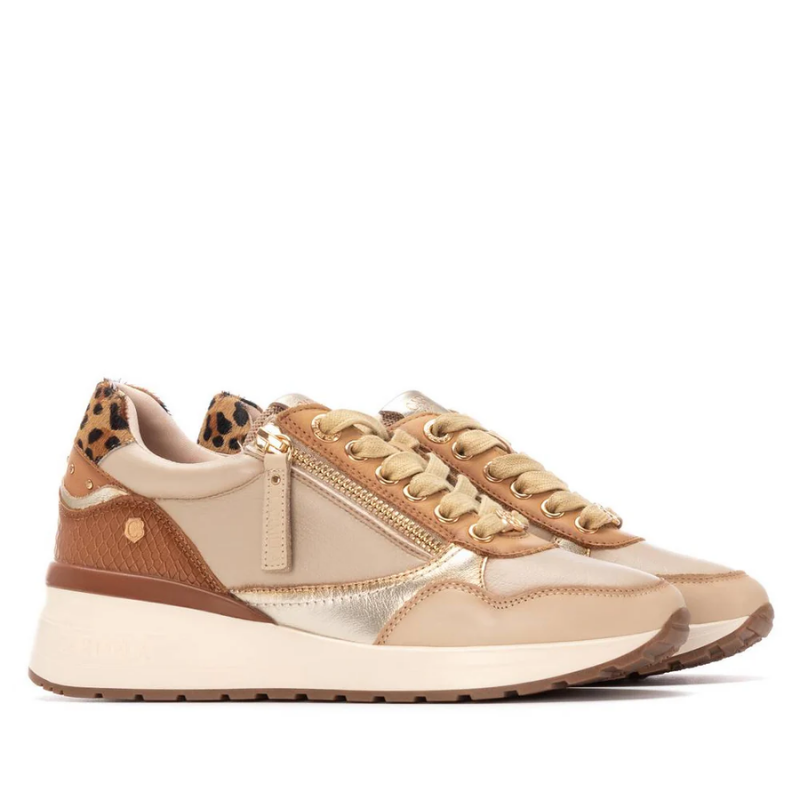 SNEAKER CREMALLER PRINT BEIGE 162442
