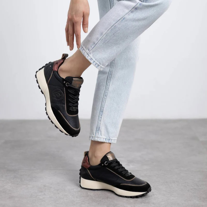 SNEAKER TALON ELASTICOS NEGRO 162699