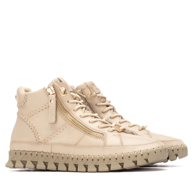 BOTIN COSIDO CREMALLERA BEIGE 162708