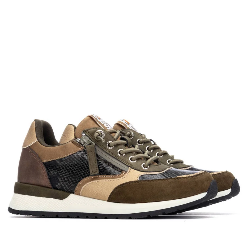 SNEAKER SNAKE ELASTIC KAKI 172960