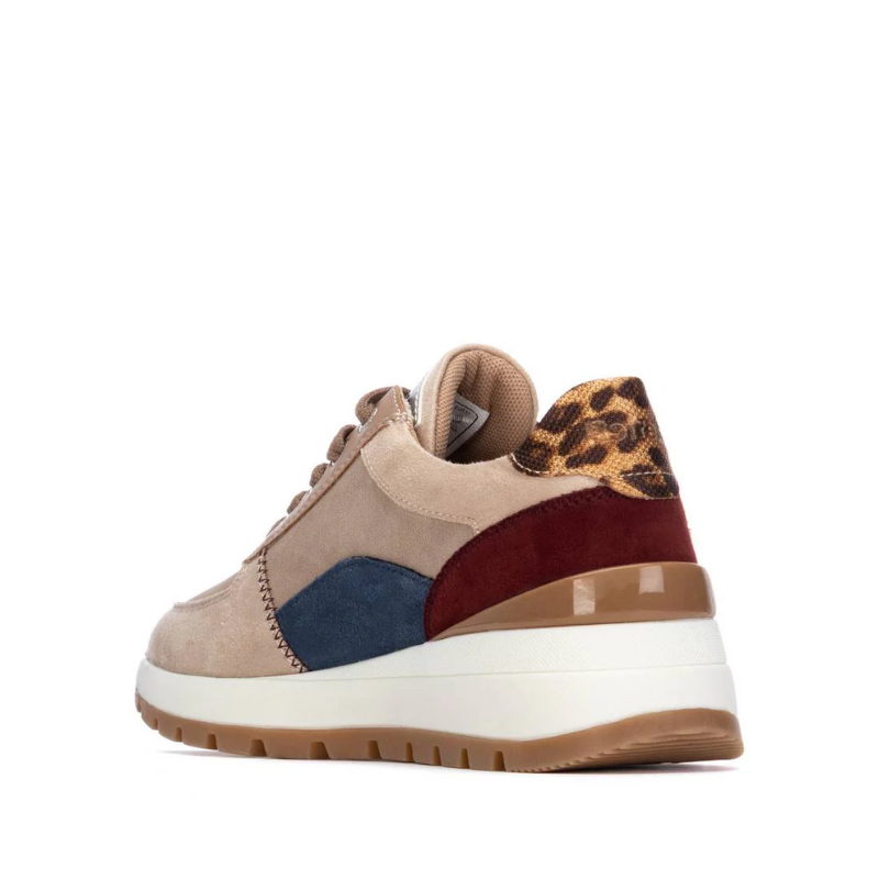 SNEAKER CREMALLERA PIEZAS BEIGE 173243