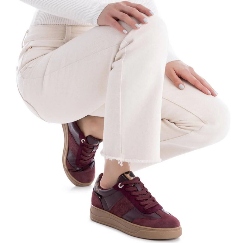 CASUAL CASCO CARAMELO BURDEOS 172954