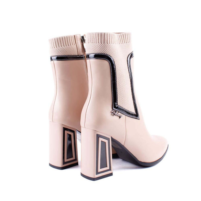 BOTIN CALCETIN TACON GEO BEIGE 84577B