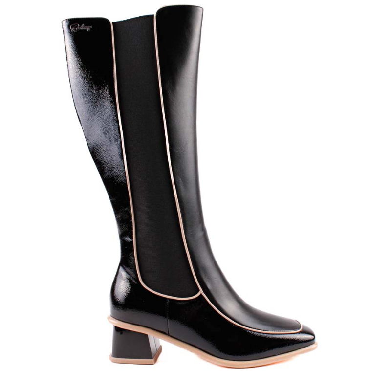 BOTA ELASTICOS VIVOS NEGRO 84539A