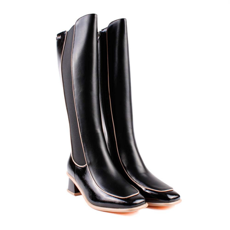 BOTA ELASTICOS VIVOS NEGRO 84539A