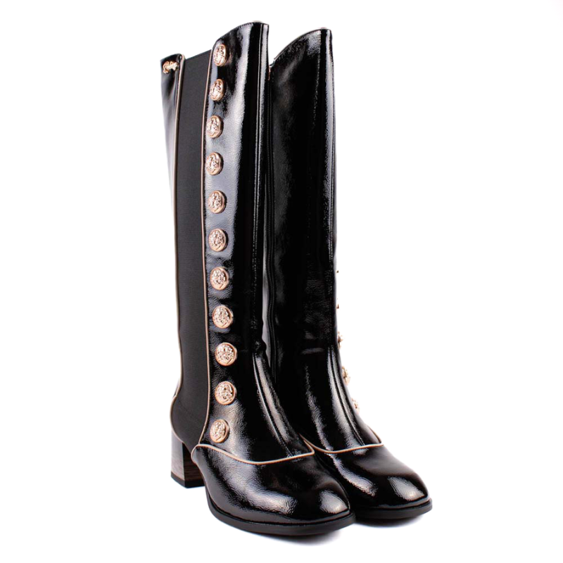 BOTA BOTONES CHAROL NEGRO 85754A