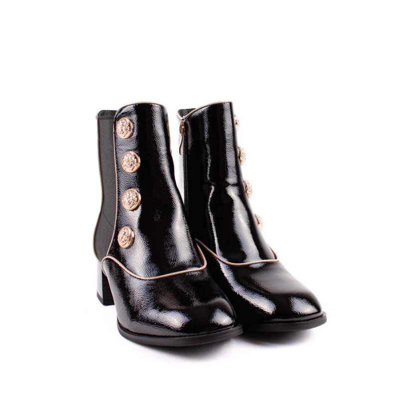 BOTIN BOTONES CHAROL NEGRO 85739B