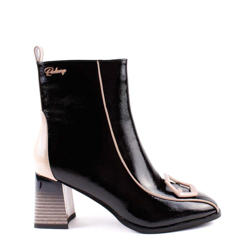 BOTIN APLIQUE CHAROL NEGRO 85742A