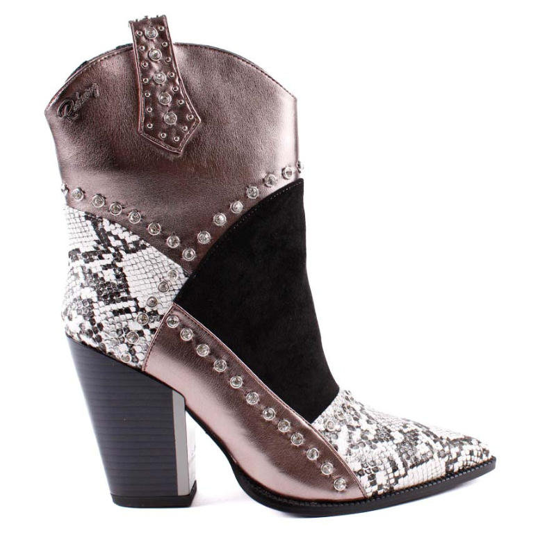 BOTIN CAMPERO SNAKE PLOMO 85696B