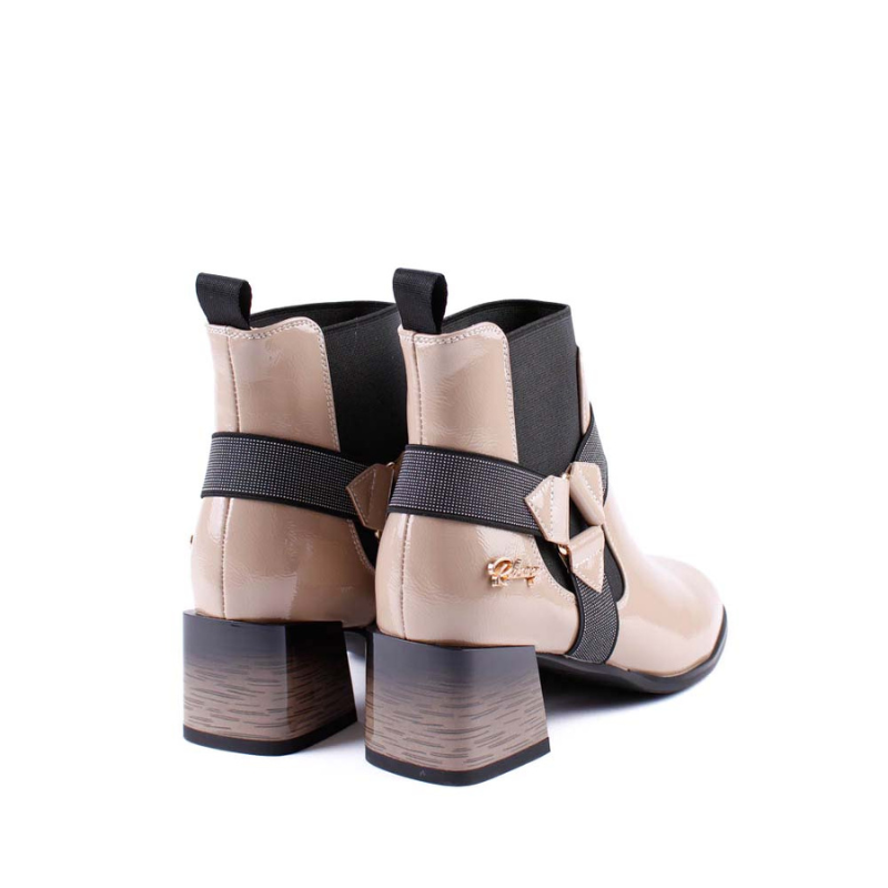 BOTIN ELASTICO TRINCHA BEIGE 85504B