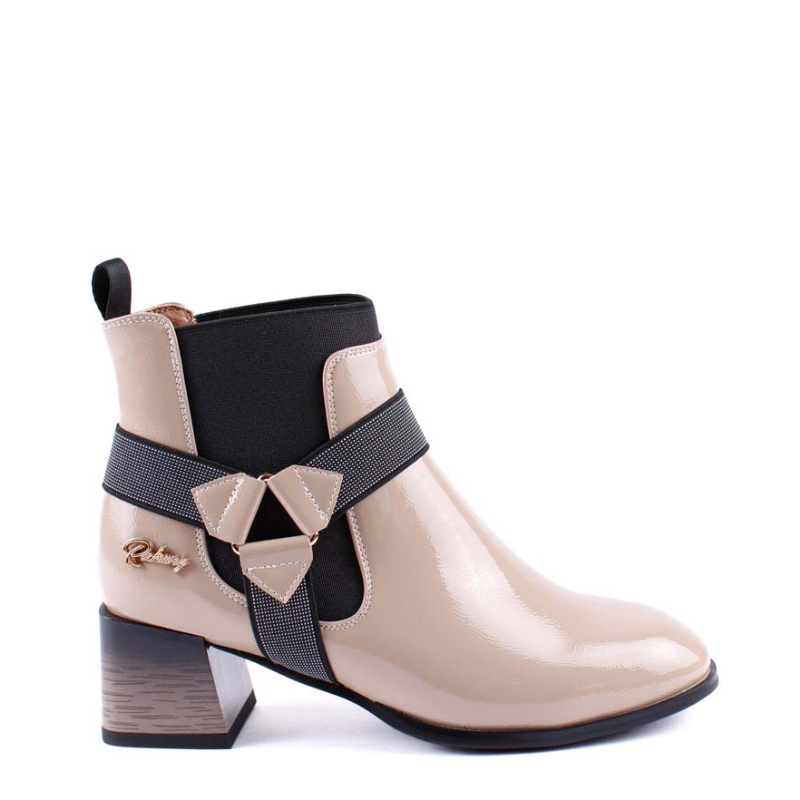 BOTIN ELASTICO TRINCHA BEIGE 85504B