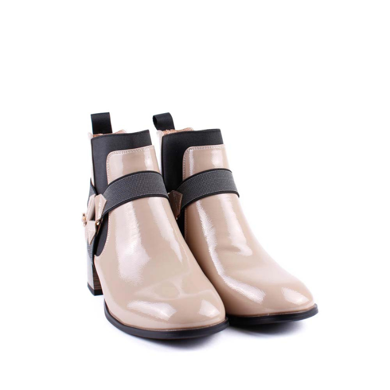 BOTIN ELASTICO TRINCHA BEIGE 85504B