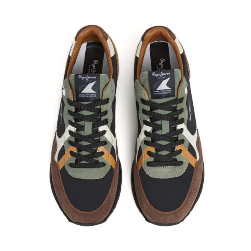 BRIT PRINTS DARK BROWN PMS400002