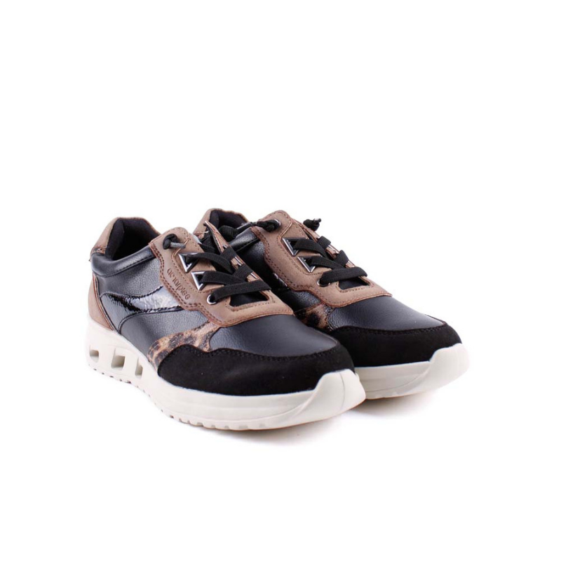 SNEAKER COMBI PRINT NEGRO AMD29409