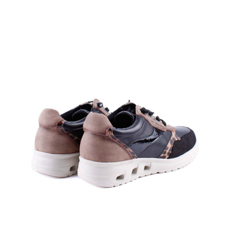 SNEAKER COMBI PRINT NEGRO AMD29409