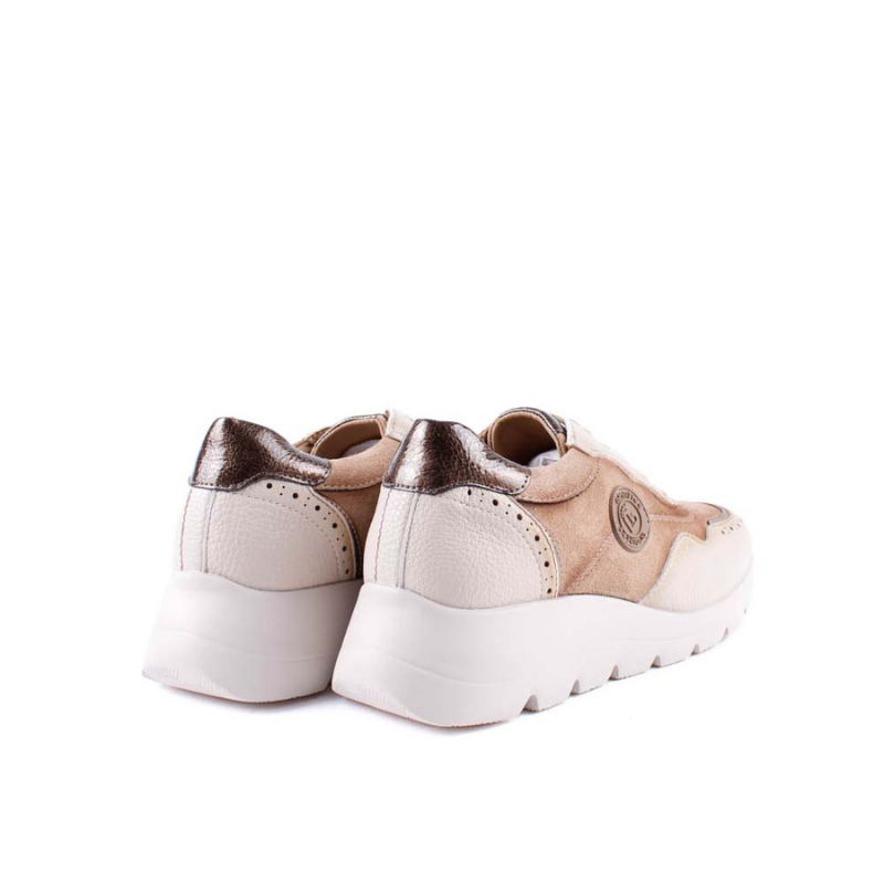 CASUAL PICADOS ELASTICO CREMA AMD29416