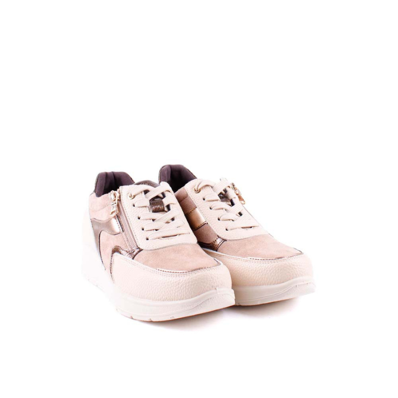 SNEAKER CREMALLERA CREMA ATL29353