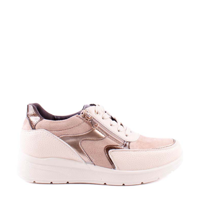 SNEAKER CREMALLERA CREMA ATL29353