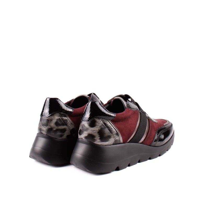 CASUAL ELASTICO BURDEOS NEGRO AMD29417