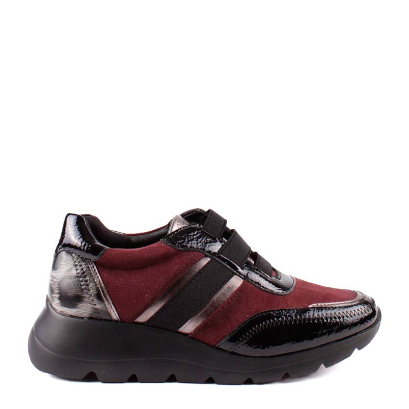 CASUAL ELASTICO BURDEOS NEGRO AMD29417