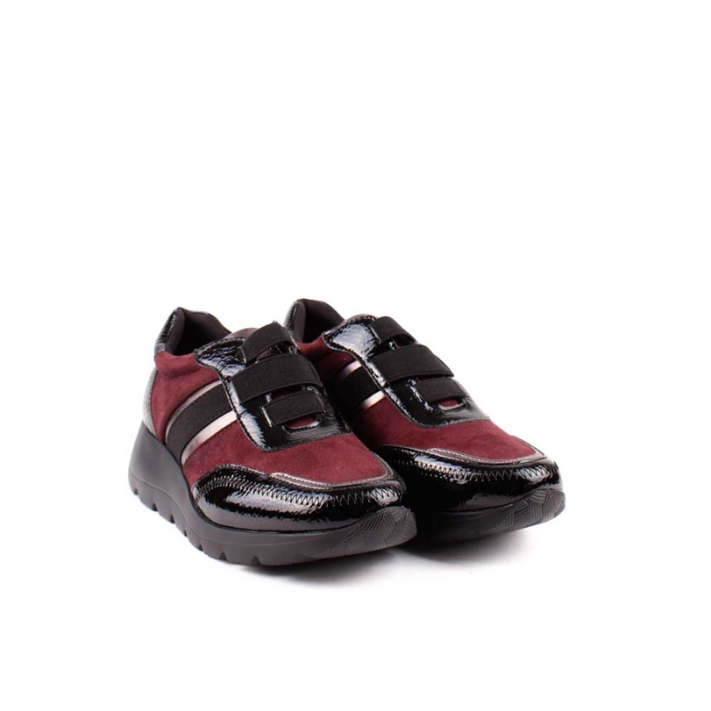 CASUAL ELASTICO BURDEOS NEGRO AMD29417