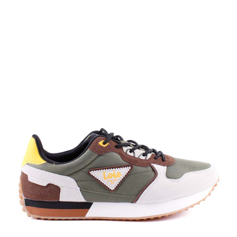 RETRO SNEAKER LOGO KAKI 64483