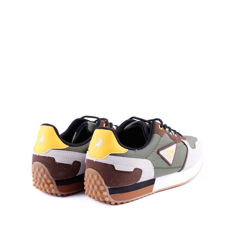 RETRO SNEAKER LOGO KAKI 64483