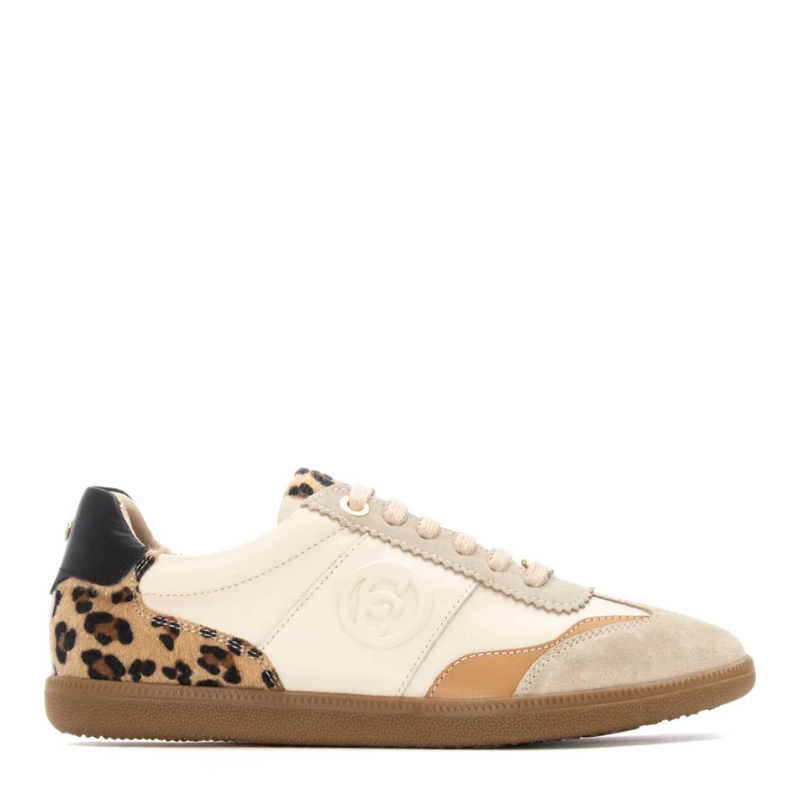 SNEAKER RETRO PRINT BEIGE 162640