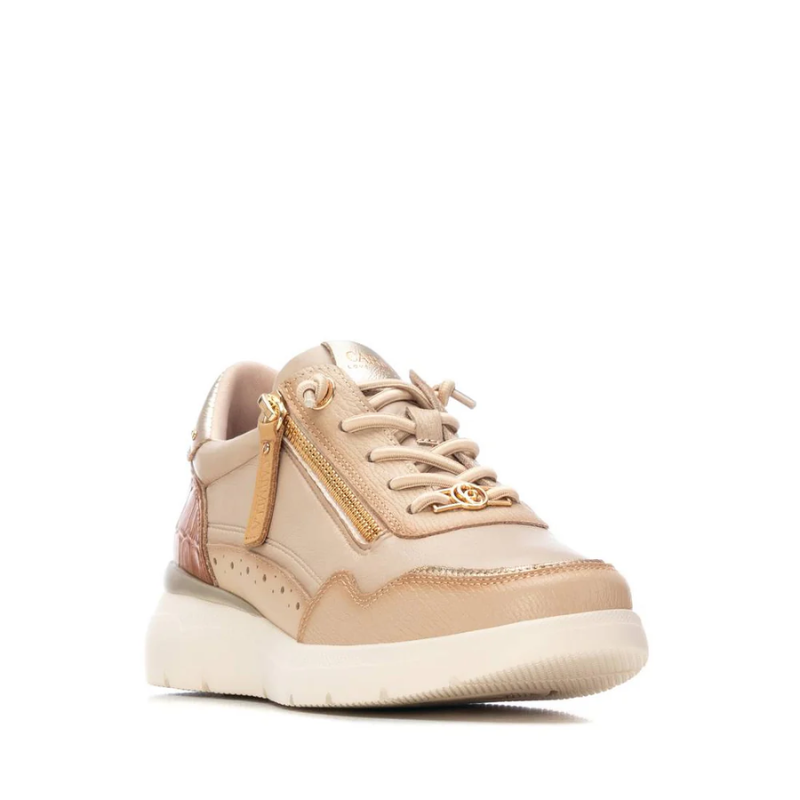 SNEAKER CREMALLERA BEIGE 162430