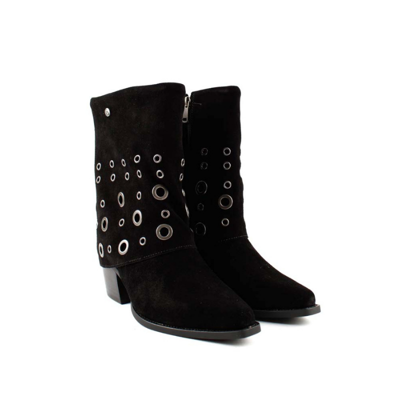 BOTIN CAMPERO ARGOLLAS NEGRO SS823